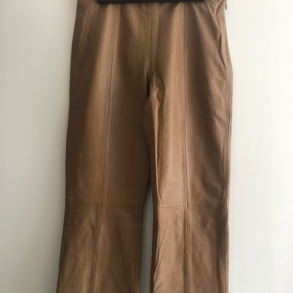 VS2 by Vakko Tan 100% Leather Pants Size 6 - Picture 2 of 4